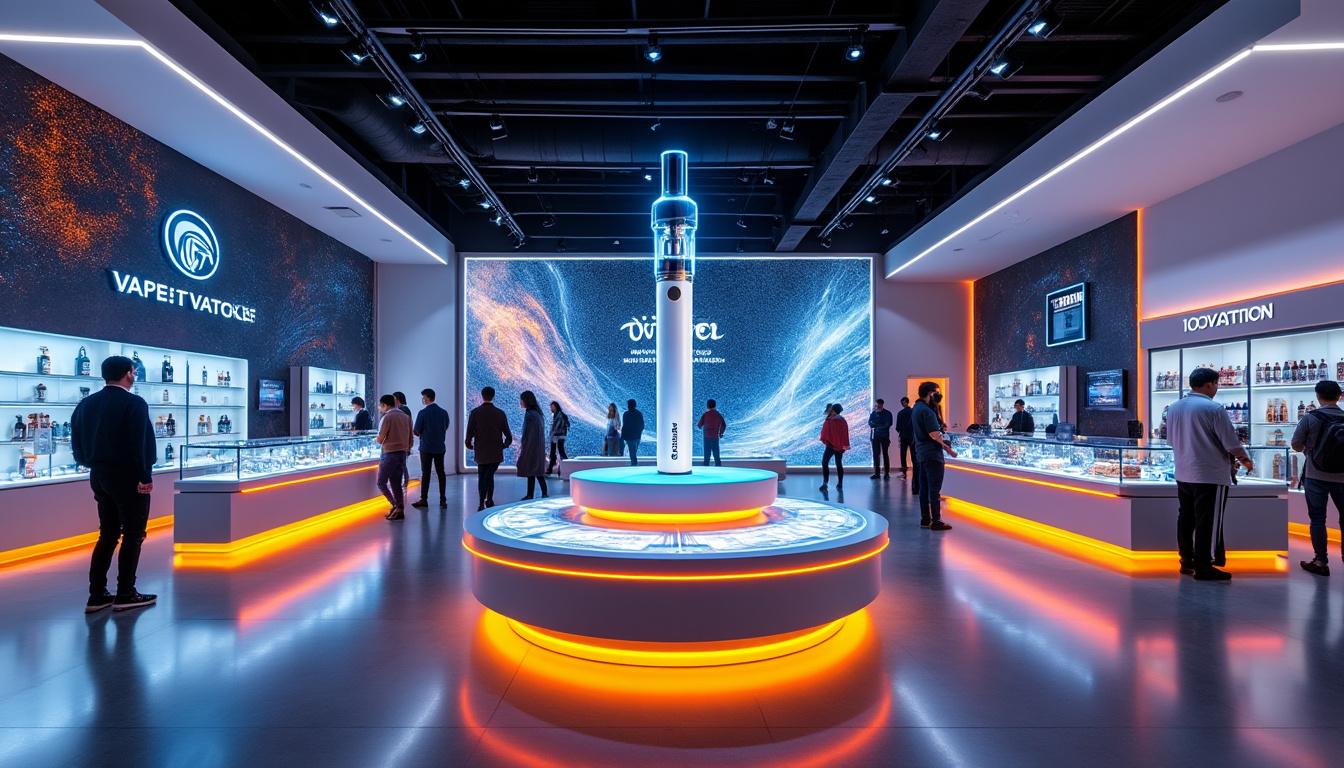 découvrez "geek store" de geekvape au vapexpo paris, une expérience retail innovante et futuriste conçue pour ses partenaires, alliant technologie avancée et immersion unique.
