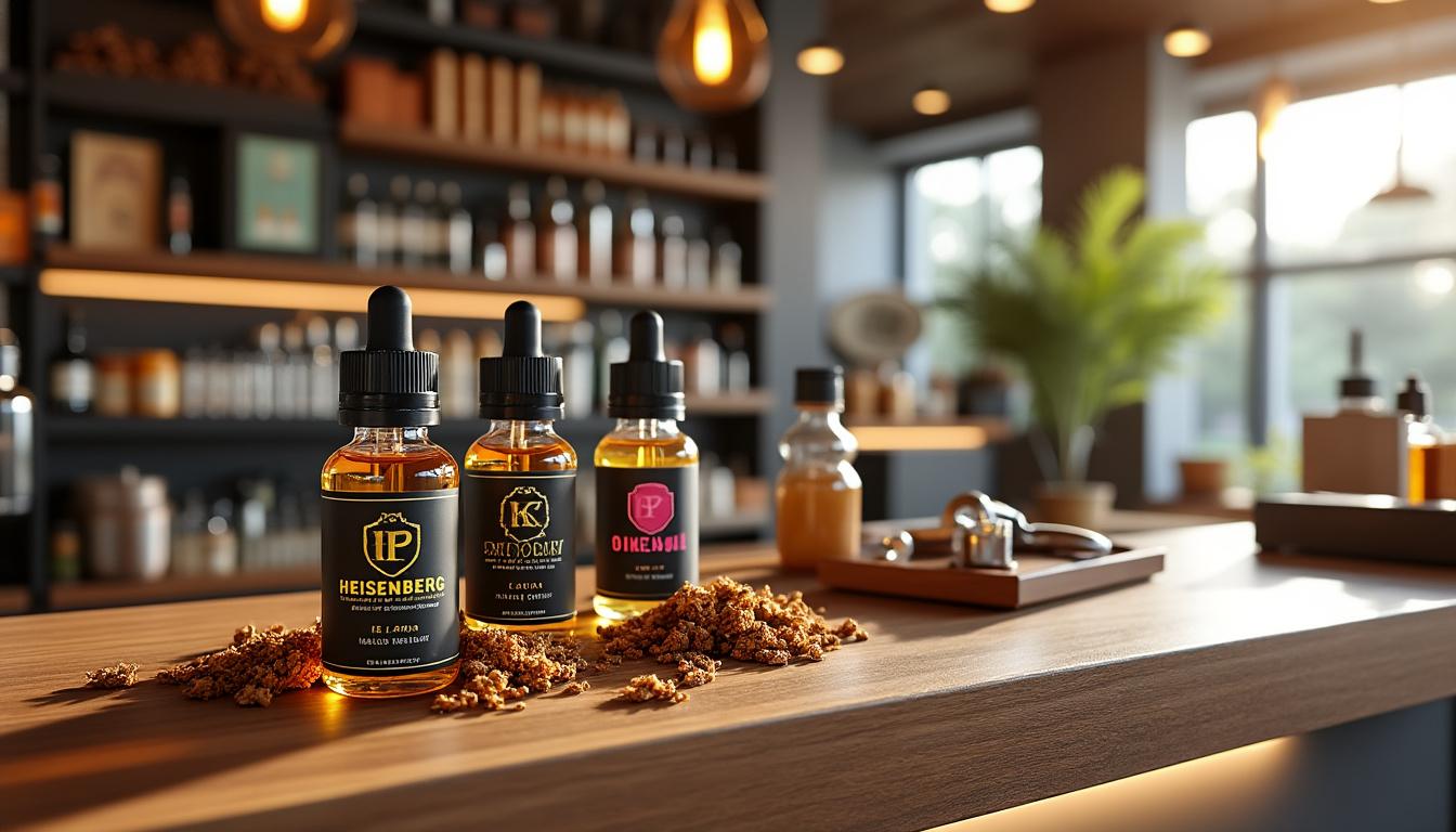 découvrez comment les célèbres e-liquides heisenberg et pinkman, emblèmes du vapotage, sont désormais sous le contrôle d'un géant du tabac, bouleversant l'industrie du e-liquide.