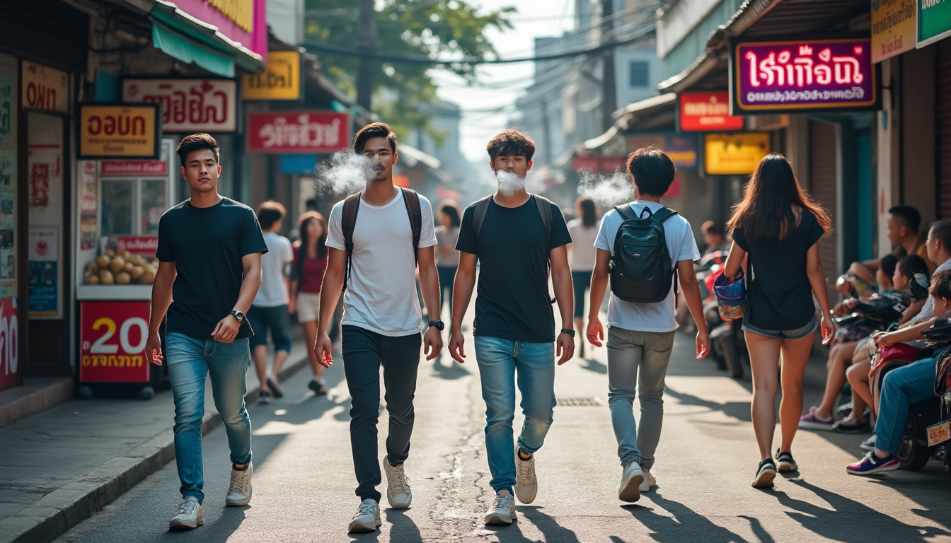 la thaïlande prévoit d'interdire la consommation de tabac chez les jeunes générations afin de protéger leur santé et réduire les risques liés au tabagisme dès le plus jeune âge.