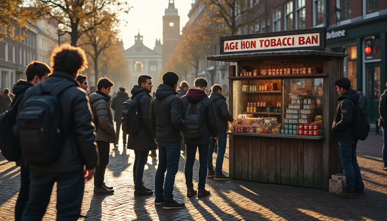 face à la montée du marché noir, le gouvernement des pays-bas renonce à l'interdiction du tabac par tranche d'âge, suscitant un débat intense sur la lutte contre le tabagisme.