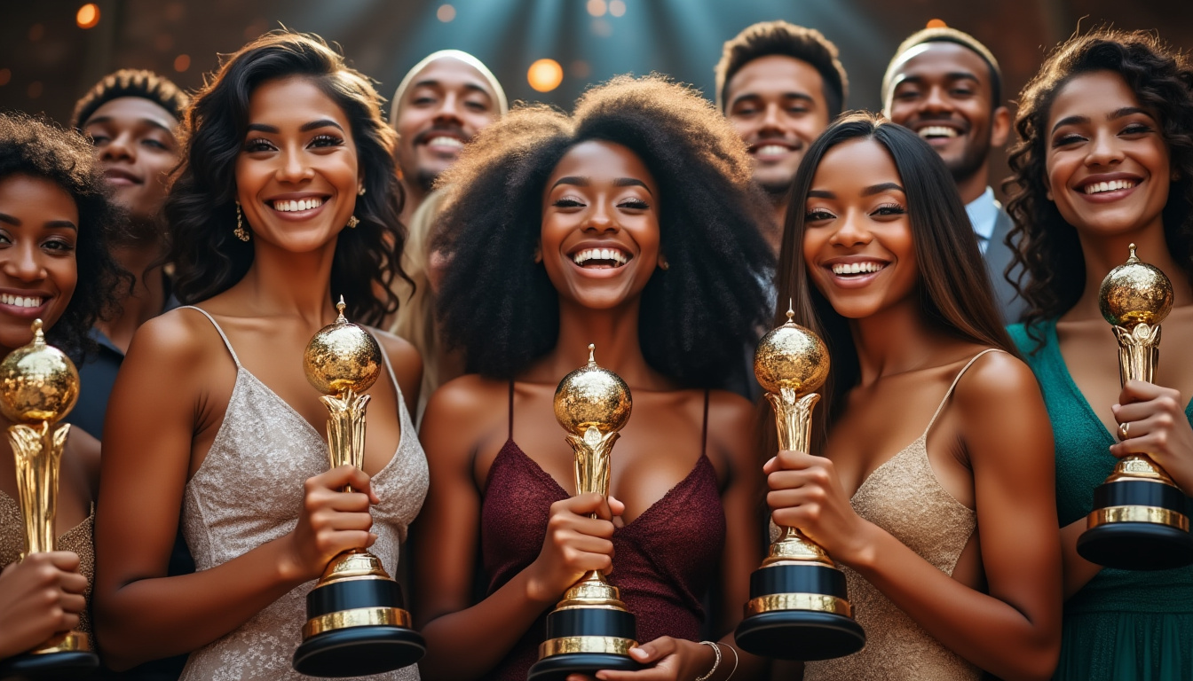 découvrez les lauréats du moment de gloire et leurs précieux trophées. célébrez avec nous ces instants de réussite et d'émotion unique.